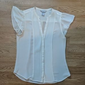 Cream blouse